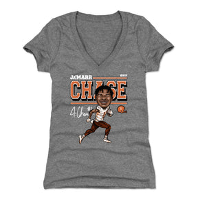 Ja'Marr Chase Women's V-Neck T-Shirt | 500 LEVEL