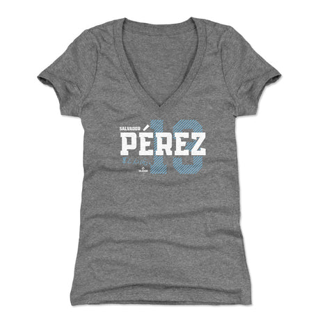 Salvador Perez Women's V-Neck T-Shirt | 500 LEVEL