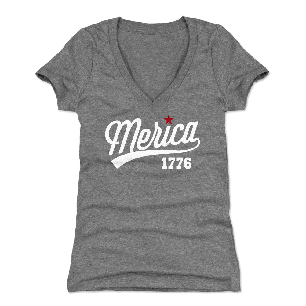 4th of July Women's V-Neck T-Shirt | 500 LEVEL