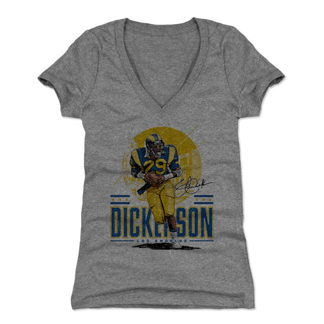 Eric Dickerson Women's V-Neck T-Shirt | 500 LEVEL