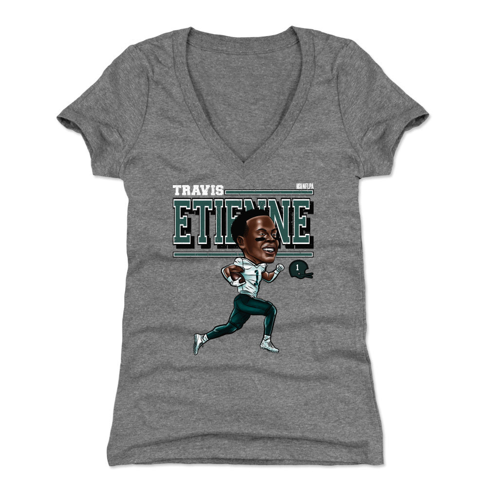 Travis Etienne Women's V-Neck T-Shirt | 500 LEVEL