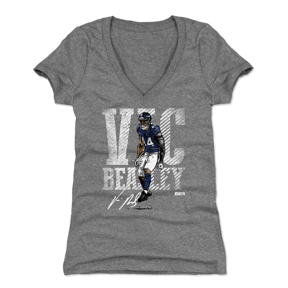 Vic Beasley Women&#39;s V-Neck T-Shirt | 500 LEVEL