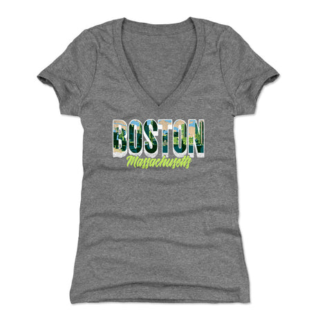 Boston Women's V-Neck T-Shirt | 500 LEVEL