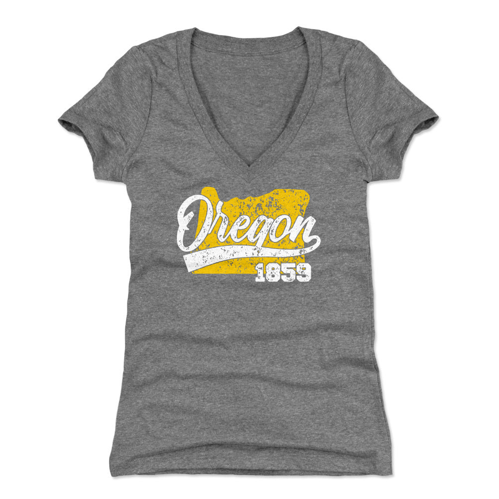 Oregon Women's V-Neck T-Shirt | 500 LEVEL