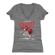 Chris Osgood Women's V-Neck T-Shirt | 500 LEVEL
