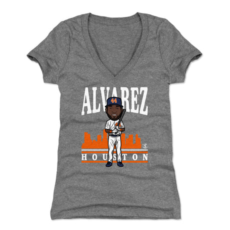Yordan Alvarez Women's V-Neck T-Shirt | 500 LEVEL