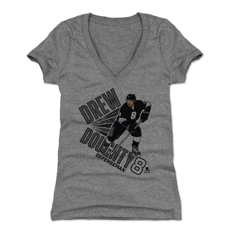 Drew Doughty Women's V-Neck T-Shirt | 500 LEVEL