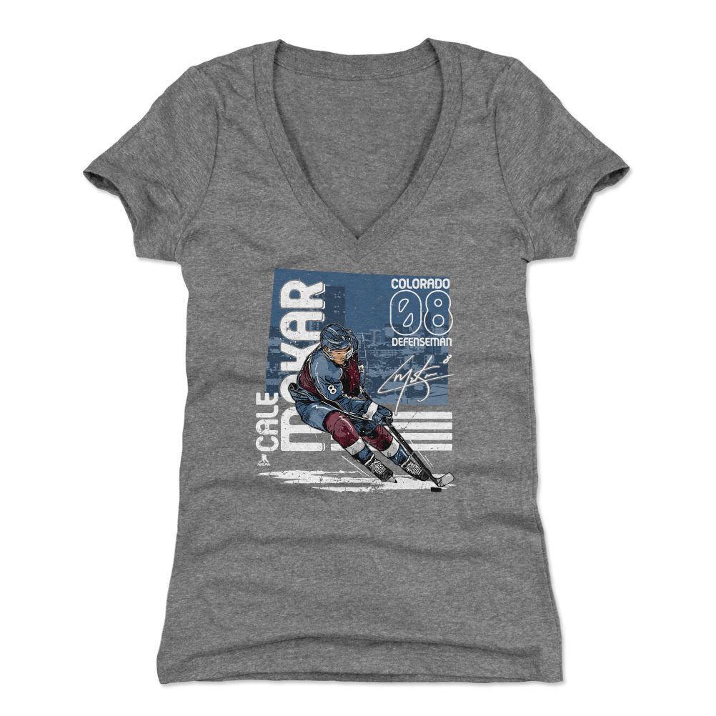 Cale Makar Women's V-Neck T-Shirt | 500 LEVEL