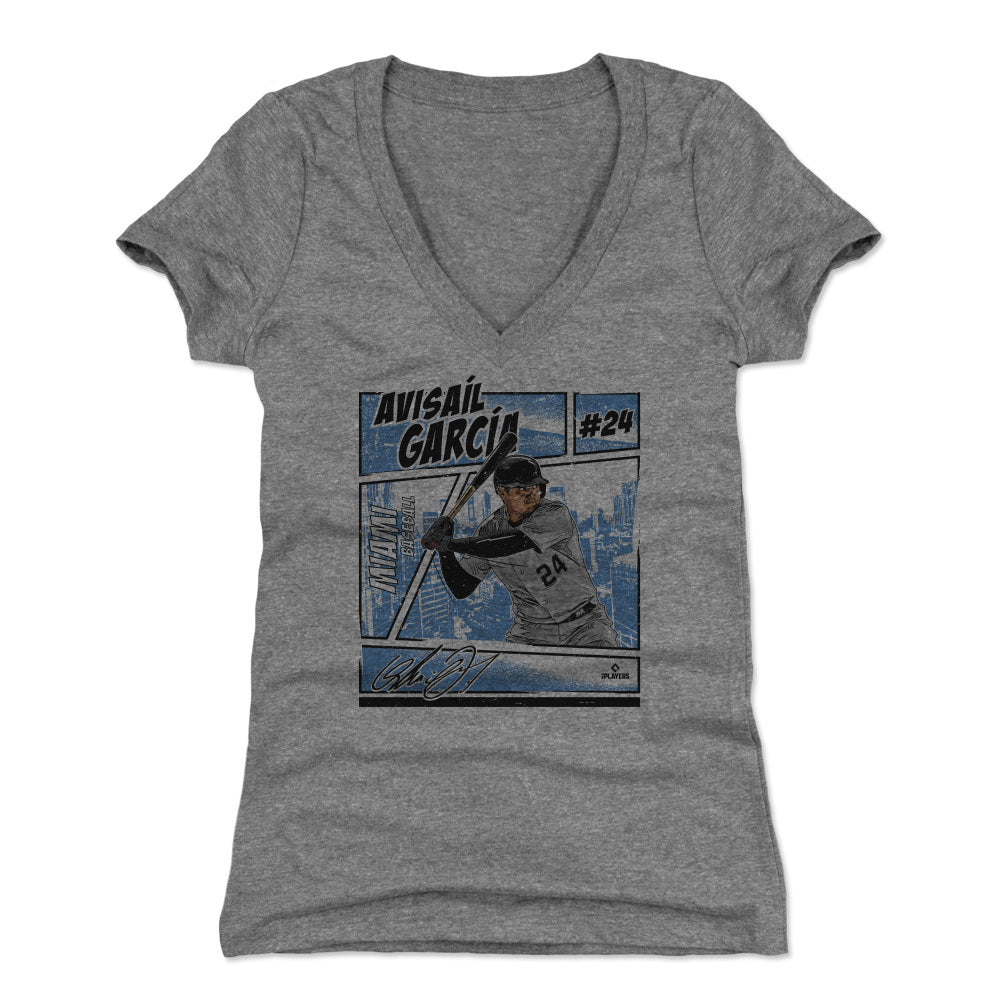 Avisail Garcia Women&#39;s V-Neck T-Shirt | 500 LEVEL