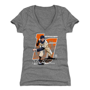 Hal Newhouser Women's V-Neck T-Shirt | 500 LEVEL