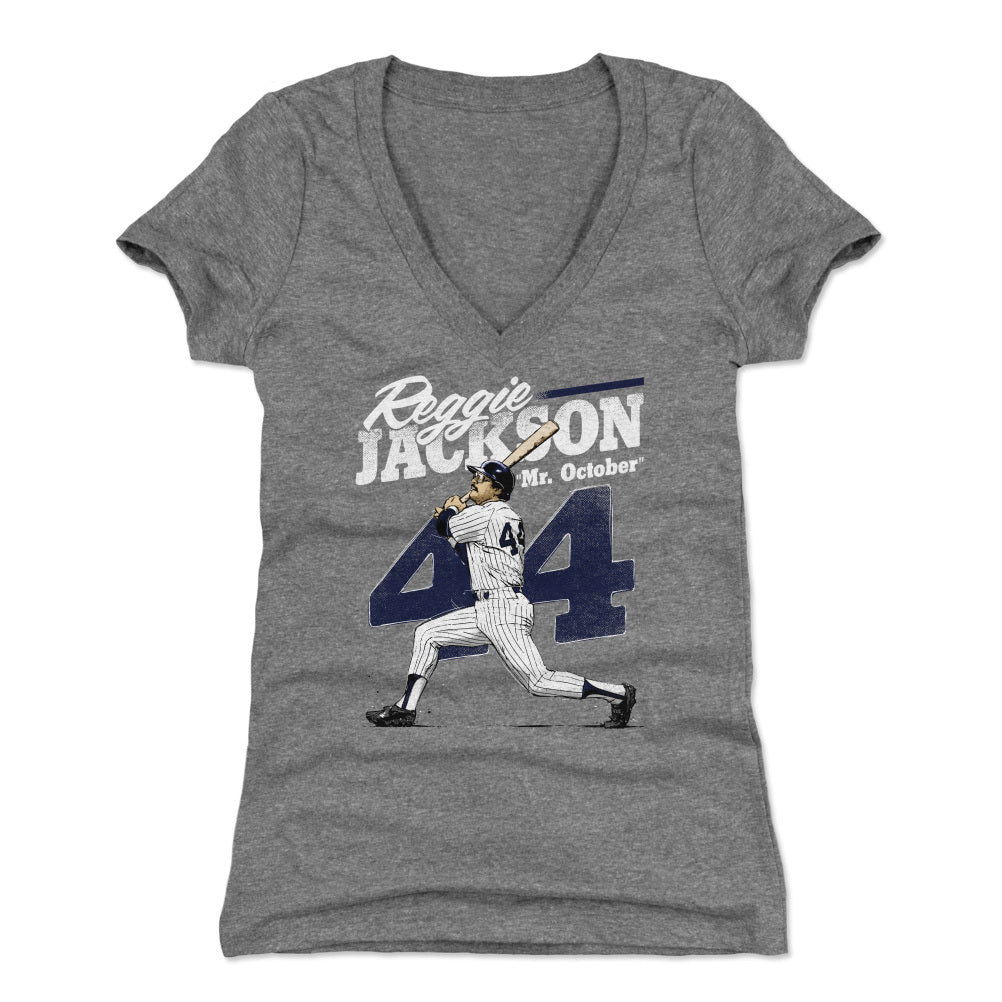 Reggie Jackson Women's V-Neck T-Shirt | 500 LEVEL