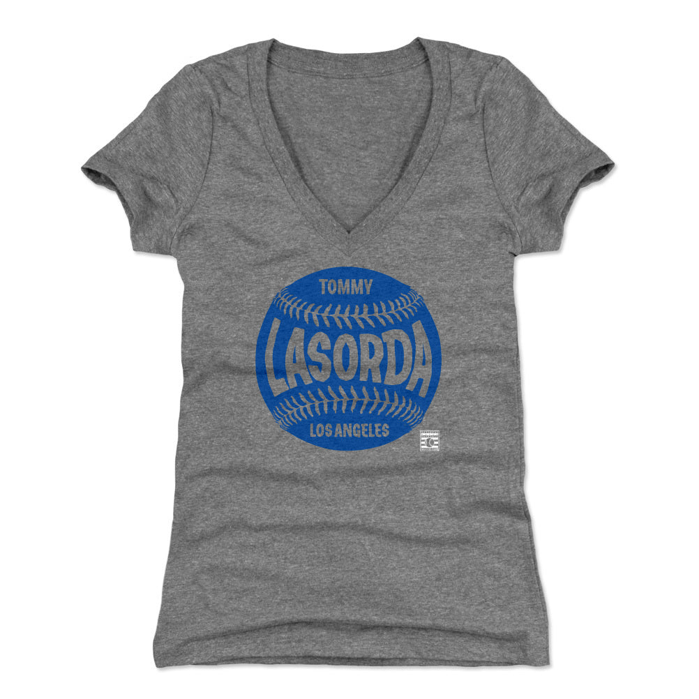Tommy Lasorda Women's V-Neck T-Shirt | 500 LEVEL