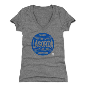 Tommy Lasorda Women's V-Neck T-Shirt | 500 LEVEL