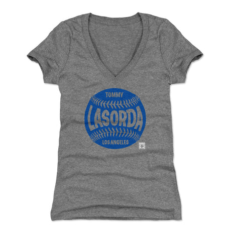 Tommy Lasorda Women's V-Neck T-Shirt | 500 LEVEL