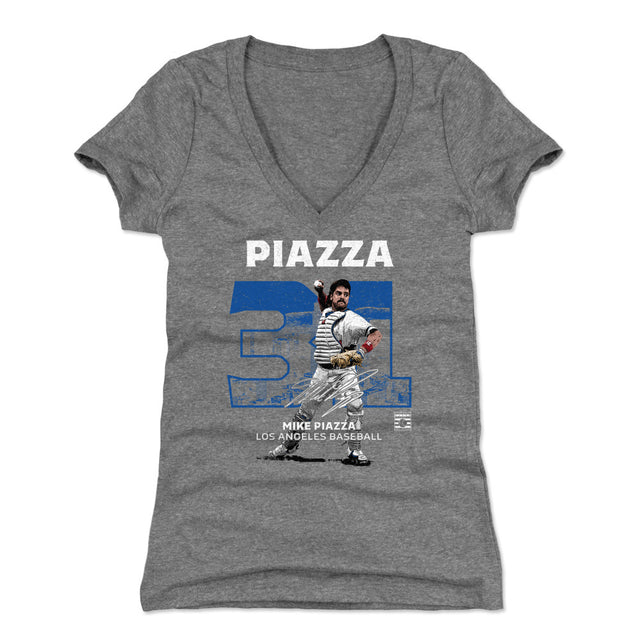 Mike Piazza Women's V-Neck T-Shirt | 500 LEVEL