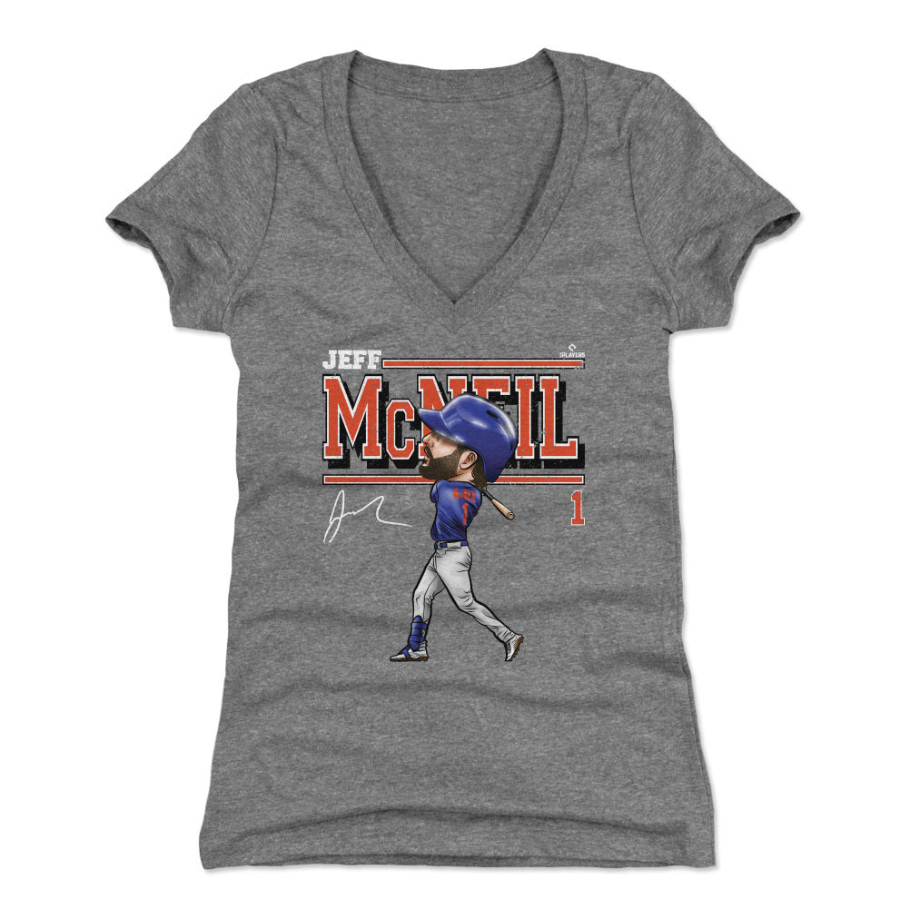 Jeff McNeil Women's V-Neck T-Shirt | 500 LEVEL
