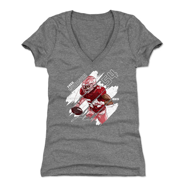 Fred Warner Women's V-Neck T-Shirt | 500 LEVEL