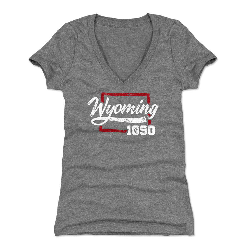 Wyoming Women's V-Neck T-Shirt | 500 LEVEL