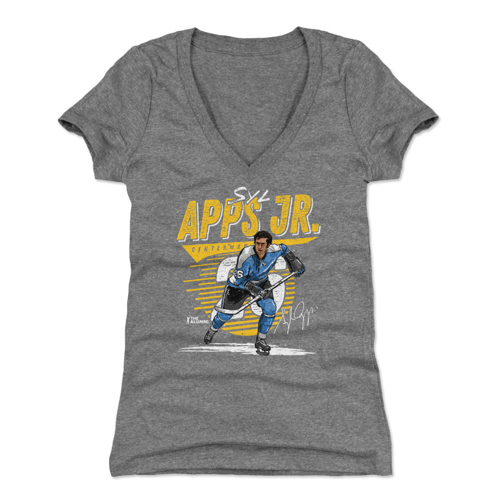 Syl Apps Jr. Women's V-Neck T-Shirt | 500 LEVEL
