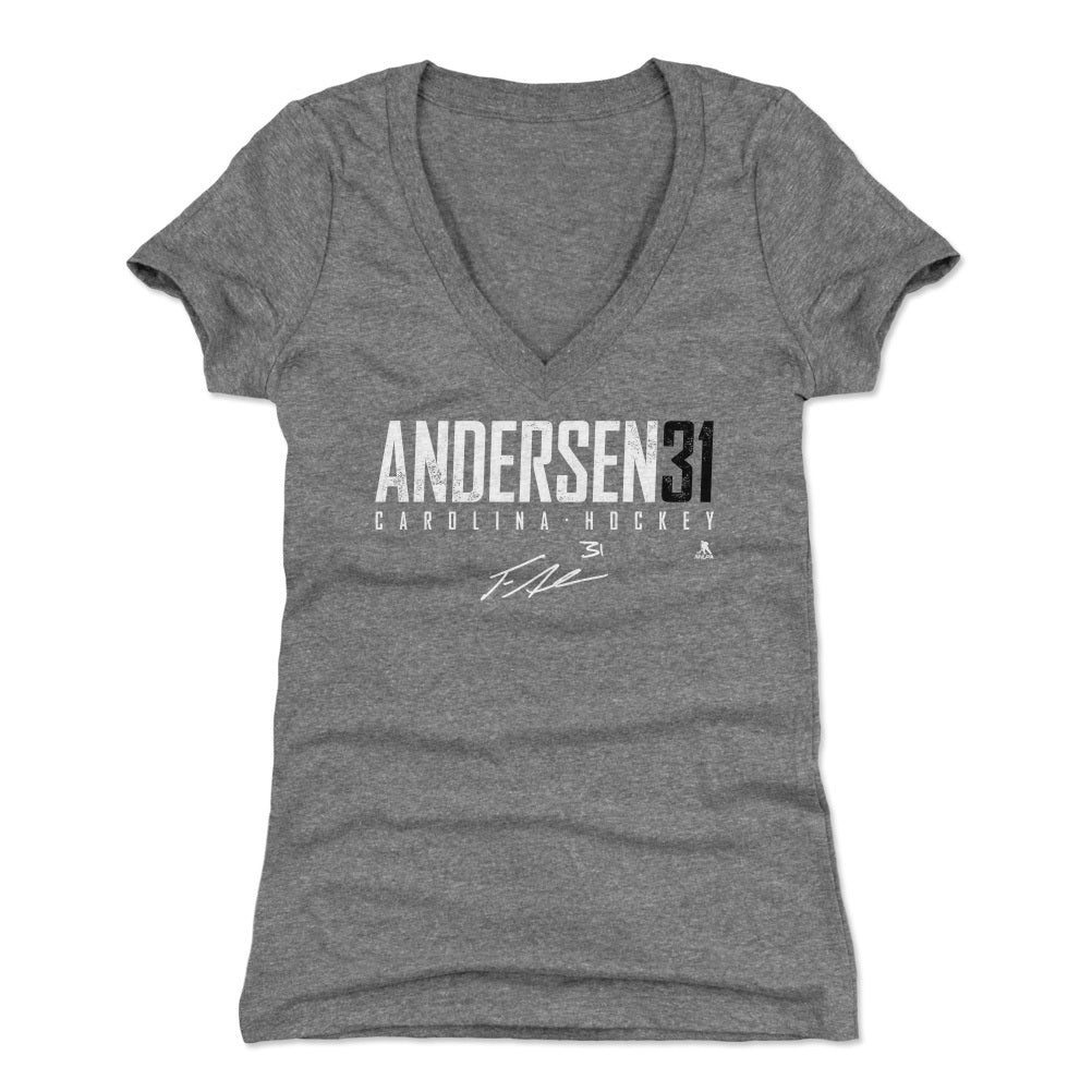 Frederik Andersen Women&#39;s V-Neck T-Shirt | 500 LEVEL