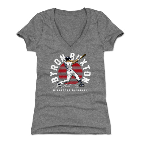 Byron Buxton Women's V-Neck T-Shirt | 500 LEVEL