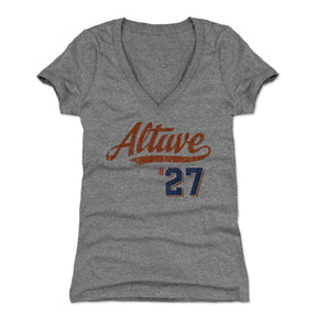 Jose Altuve Women's V-Neck T-Shirt | 500 LEVEL