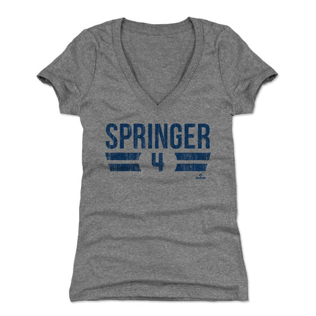 George Springer Women's V-Neck T-Shirt | 500 LEVEL