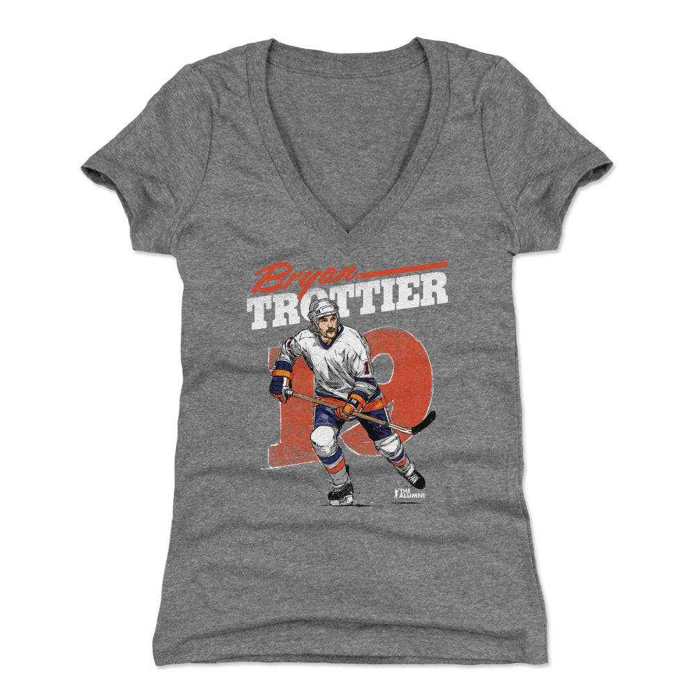 Bryan Trottier Women&#39;s V-Neck T-Shirt | 500 LEVEL