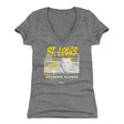 Jacques Plante Women's V-Neck T-Shirt | 500 LEVEL