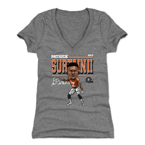 Patrick Surtain II Women's V-Neck T-Shirt | 500 LEVEL