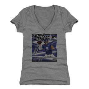 Matthew Stafford Women's V-Neck T-Shirt | 500 LEVEL