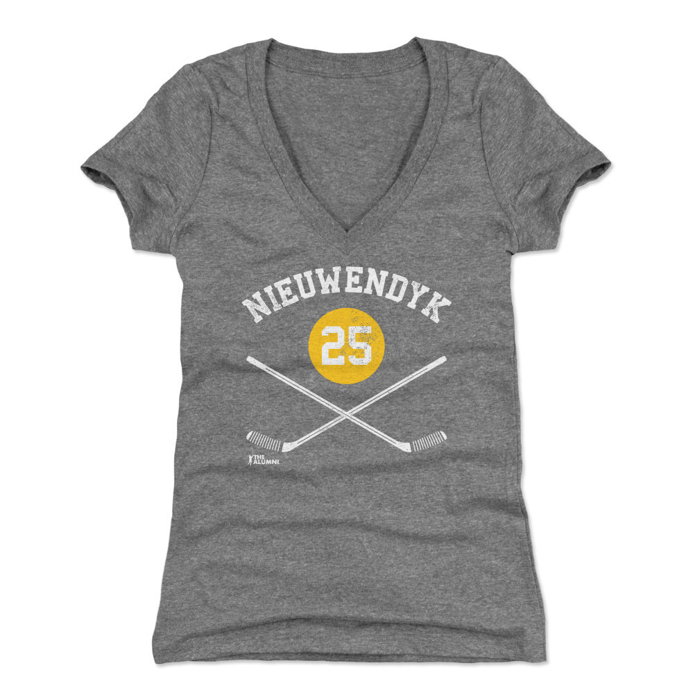 Joe Nieuwendyk Women&#39;s V-Neck T-Shirt | 500 LEVEL