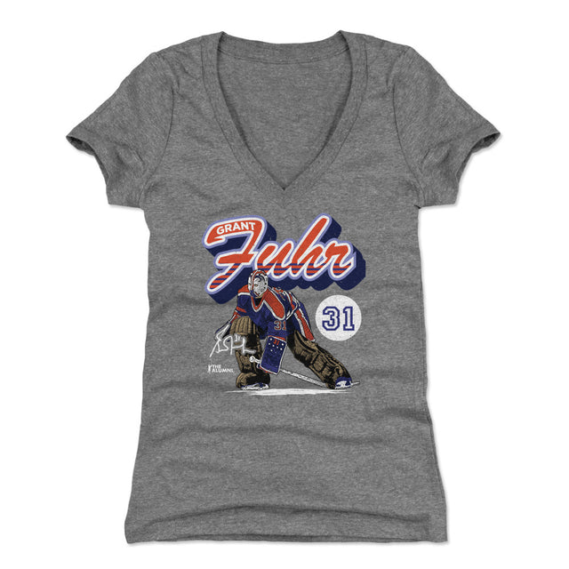 Grant Fuhr Women's V-Neck T-Shirt | 500 LEVEL