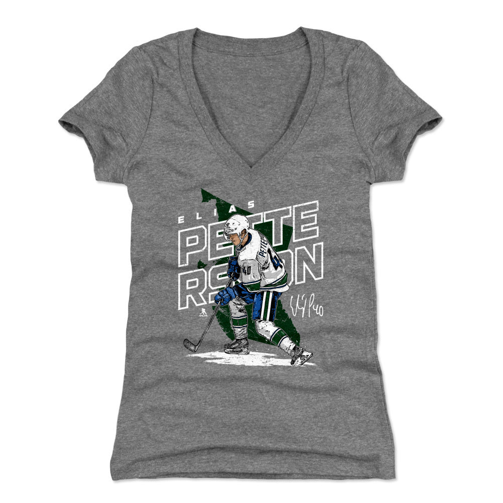 Elias Pettersson Women's V-Neck T-Shirt | 500 LEVEL