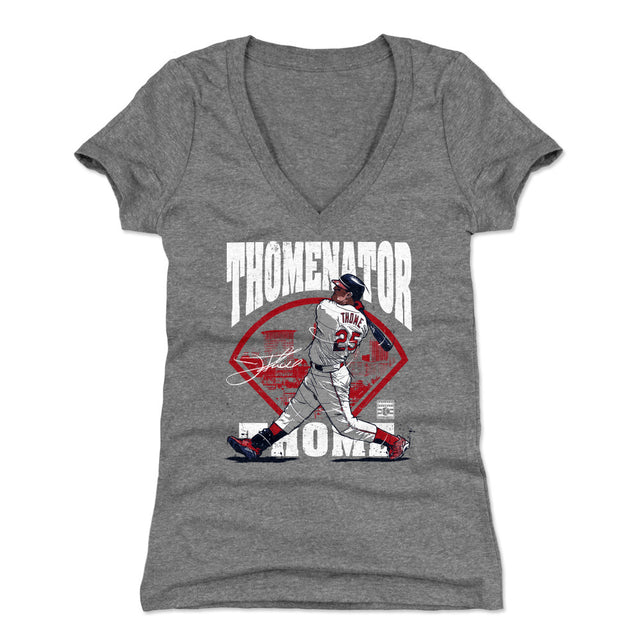 Jim Thome Women's V-Neck T-Shirt | 500 LEVEL