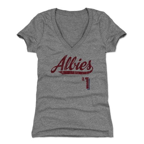 Ozzie Albies Women's V-Neck T-Shirt | 500 LEVEL