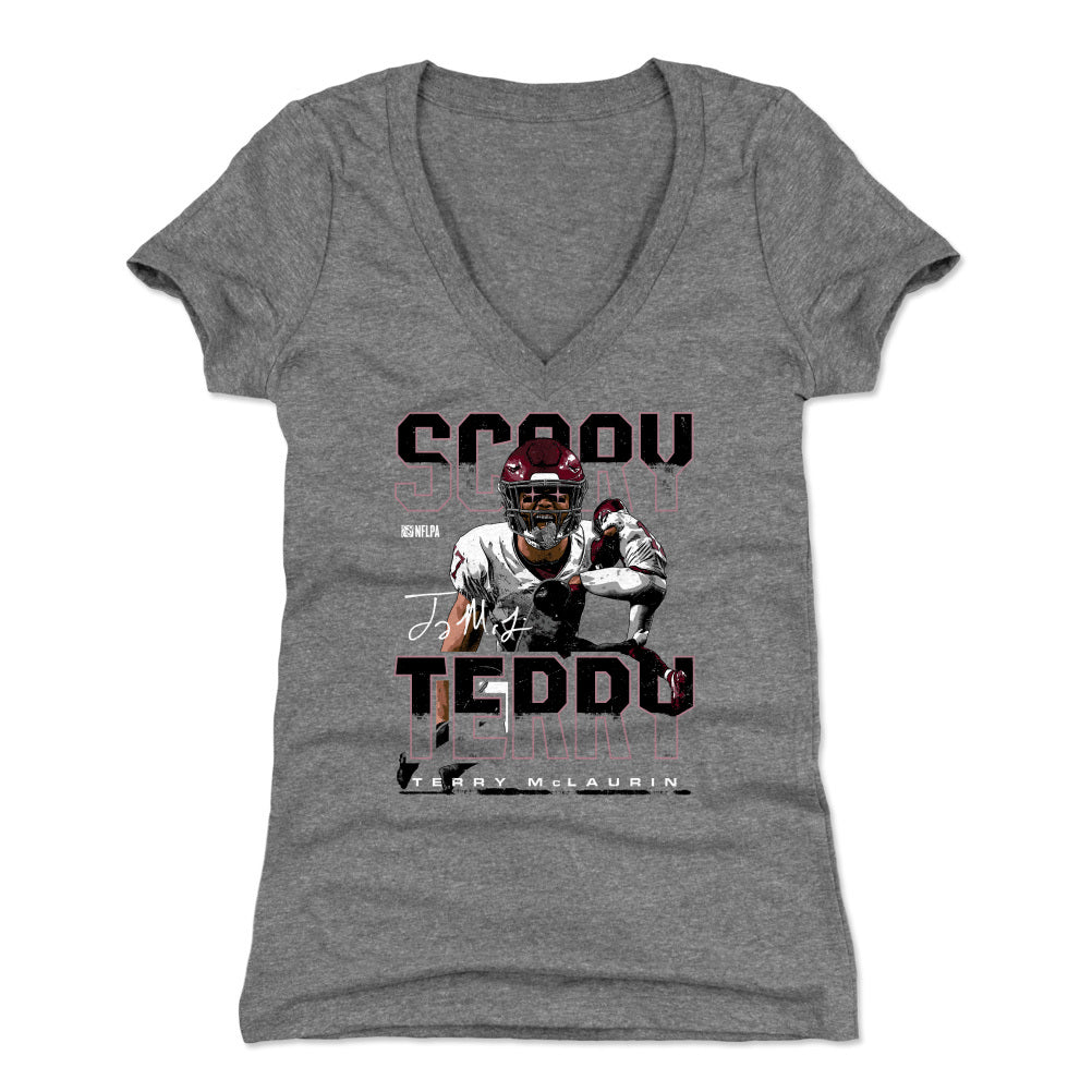 Terry McLaurin Women's V-Neck T-Shirt | 500 LEVEL