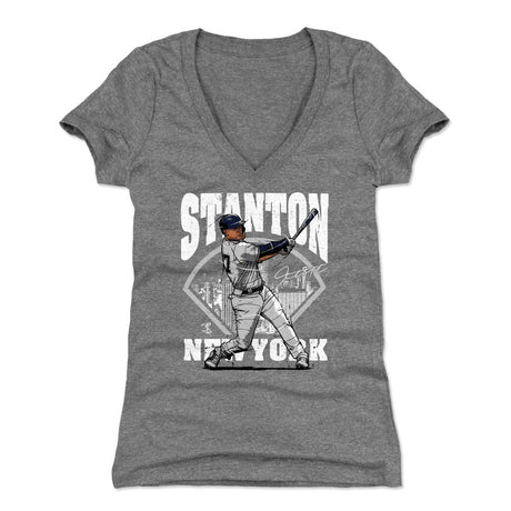 Giancarlo Stanton Women's V-Neck T-Shirt | 500 LEVEL