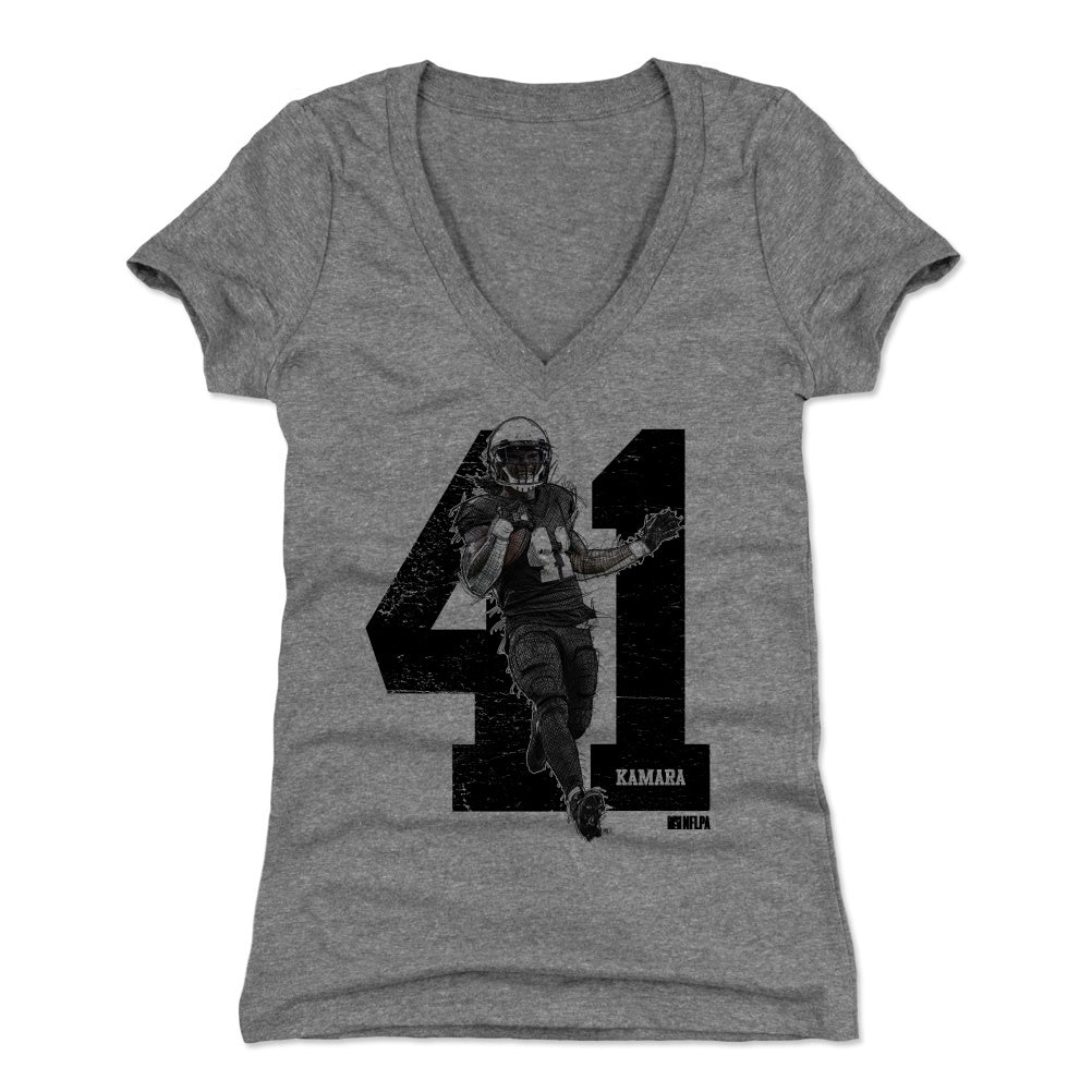 Alvin Kamara Women's V-Neck T-Shirt | 500 LEVEL