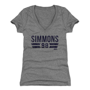 Jeffery Simmons Women's V-Neck T-Shirt | 500 LEVEL