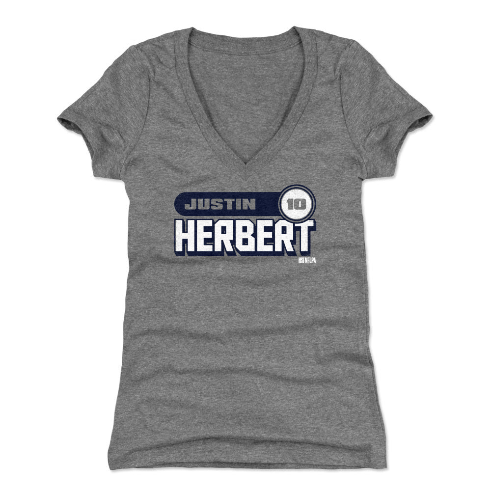 Justin Herbert Women&#39;s V-Neck T-Shirt | 500 LEVEL