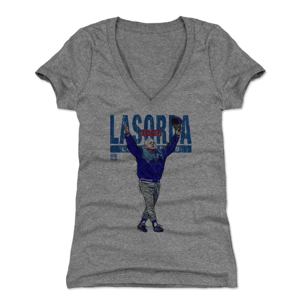 Tommy Lasorda Women&#39;s V-Neck T-Shirt | 500 LEVEL
