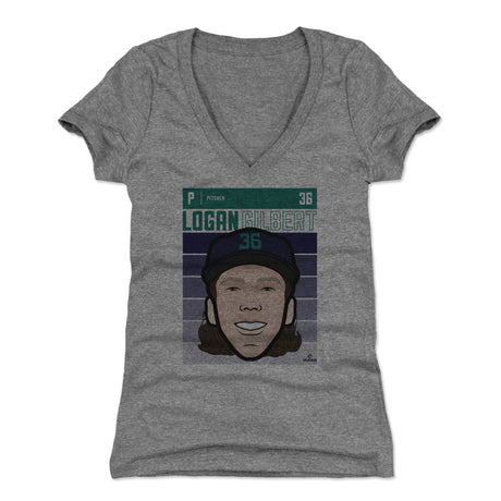 Logan Gilbert Women's V-Neck T-Shirt | 500 LEVEL