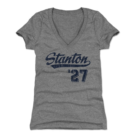 Giancarlo Stanton Women's V-Neck T-Shirt | 500 LEVEL