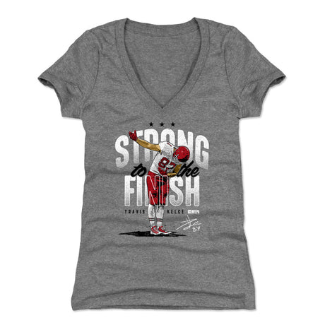 Travis Kelce Women's V-Neck T-Shirt | 500 LEVEL