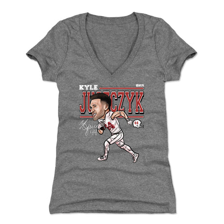 Kyle Juszczyk Women's V-Neck T-Shirt | 500 LEVEL