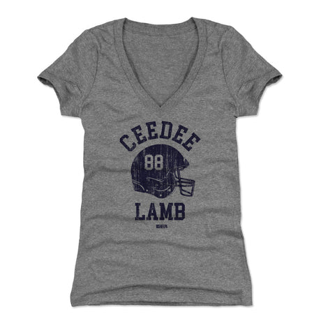 CeeDee Lamb Women's V-Neck T-Shirt | 500 LEVEL
