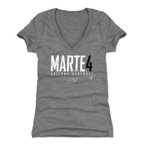 Ketel Marte Women's V-Neck T-Shirt | 500 LEVEL