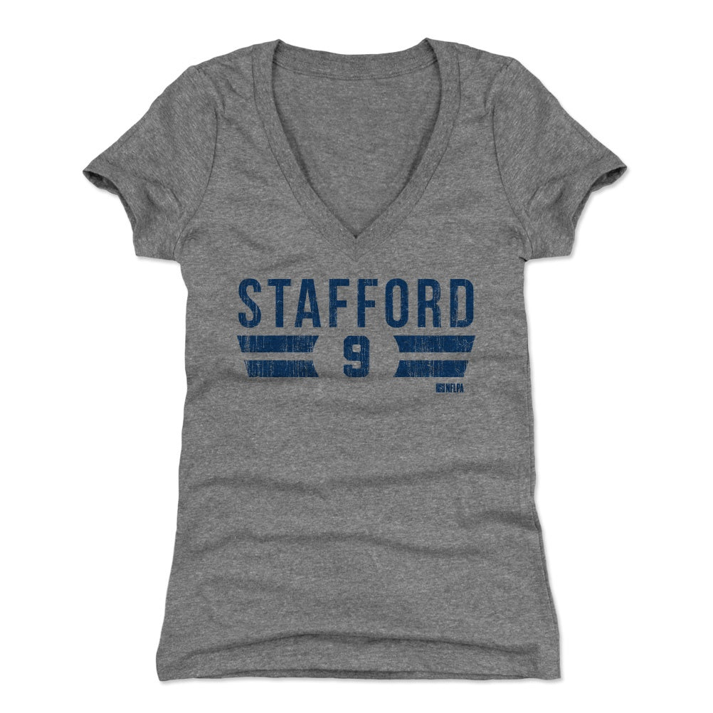 Matthew Stafford Women's V-Neck T-Shirt | 500 LEVEL
