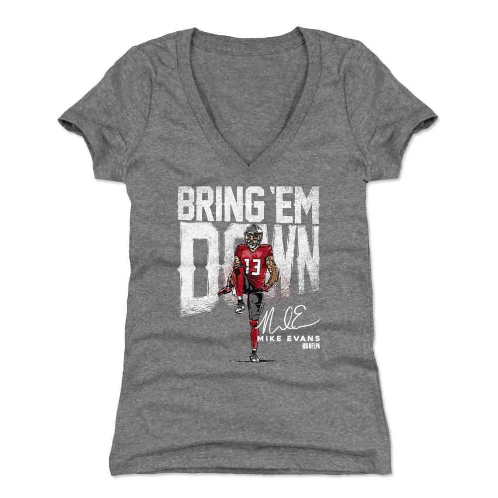 Mike Evans Women's V-Neck T-Shirt | 500 LEVEL
